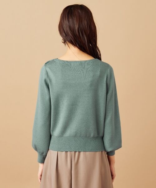 L size ONWARD(大きいサイズ) / エルサイズオンワード ニット・セーター | 【ウェーブさんにおすすめ】骨格タイプ別ドルマン ニット | 詳細9