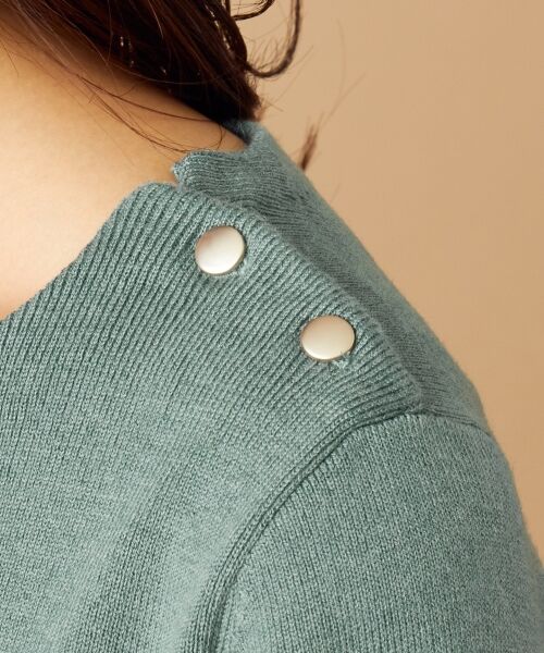 L size ONWARD(大きいサイズ) / エルサイズオンワード ニット・セーター | 【ウェーブさんにおすすめ】骨格タイプ別ドルマン ニット | 詳細11