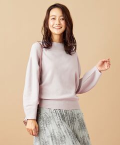 L size ONWARD(大きいサイズ) / エルサイズオンワード ニット・セーター | 【洗える】カラーパフスリーブ ニット