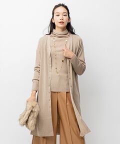 L size ONWARD(大きいサイズ) / エルサイズオンワード カーディガン・ボレロ | LANA BLEND ロングカーディガン