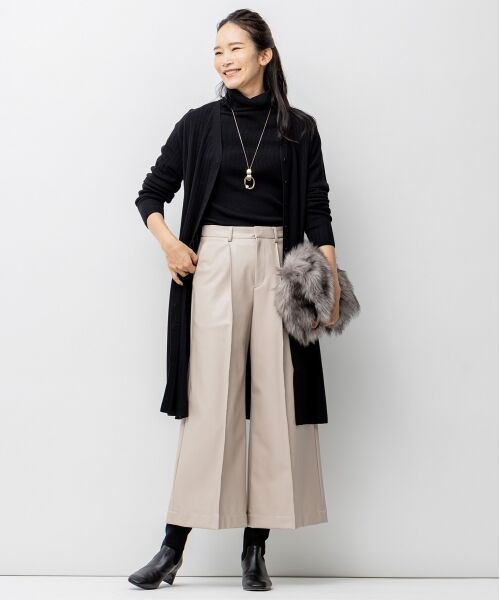 L size ONWARD(大きいサイズ) / エルサイズオンワード カーディガン・ボレロ | LANA BLEND ロングカーディガン | 詳細1