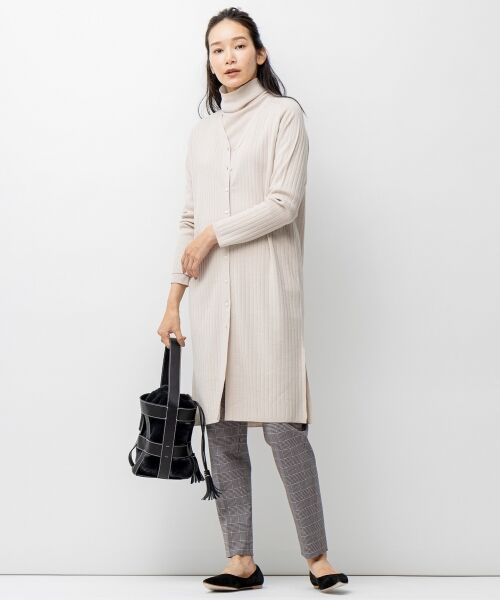 L size ONWARD(大きいサイズ) / エルサイズオンワード カーディガン・ボレロ | LANA BLEND ロングカーディガン | 詳細3
