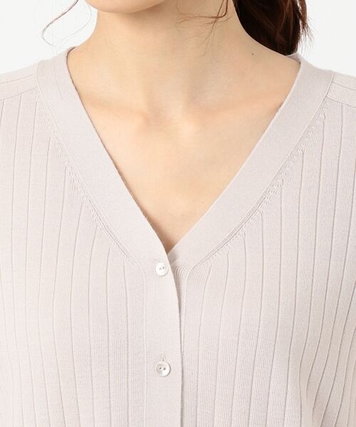 L size ONWARD(大きいサイズ) / エルサイズオンワード カーディガン・ボレロ | LANA BLEND ロングカーディガン | 詳細6