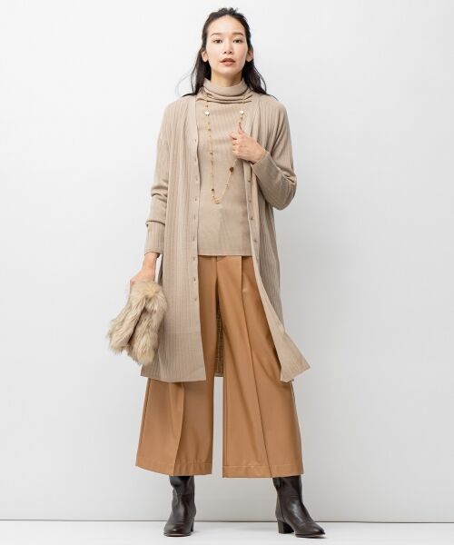 L size ONWARD(大きいサイズ) / エルサイズオンワード カーディガン・ボレロ | LANA BLEND ロングカーディガン | 詳細12