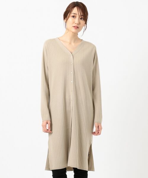 L size ONWARD(大きいサイズ) / エルサイズオンワード カーディガン・ボレロ | LANA BLEND ロングカーディガン | 詳細13