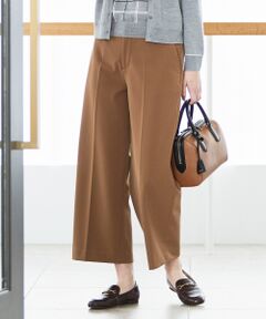 L size ONWARD(大きいサイズ) / エルサイズオンワード その他パンツ | 【洗える】40／2NEWESTバックピーチ セミワイドパンツ