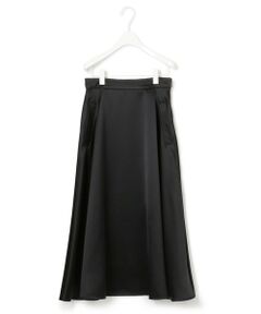 L size ONWARD(大きいサイズ) / エルサイズオンワード ミニ・ひざ丈スカート | 【マガジン掲載】Satin スカート(番号CJ24)