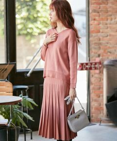 L size ONWARD(大きいサイズ) / エルサイズオンワード ミニ・ひざ丈スカート | 【ウェーブ＆ナチュラルさんにおすすめ】骨格タイプ別マーメイド スカート