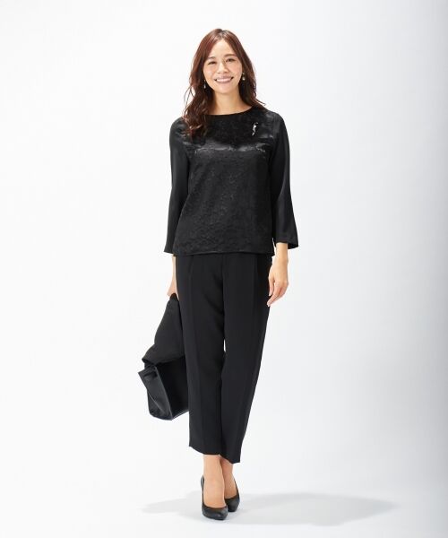 L size ONWARD(大きいサイズ) / エルサイズオンワード トップス | 【セットアップ対応】TRオパール ブラウス | 詳細1