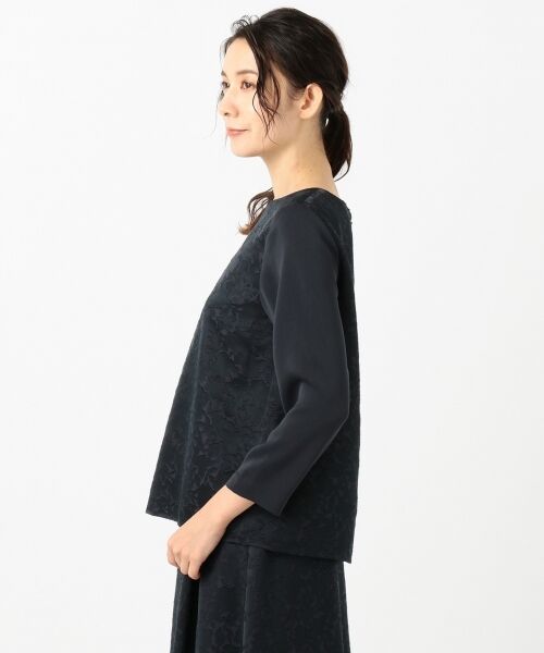 L size ONWARD(大きいサイズ) / エルサイズオンワード トップス | 【セットアップ対応】TRオパール ブラウス | 詳細3