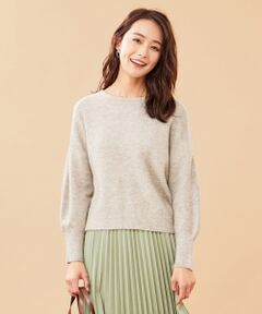 L size ONWARD(大きいサイズ) / エルサイズオンワード ニット・セーター | 【洗える】ソフトミックスヤーン ニット