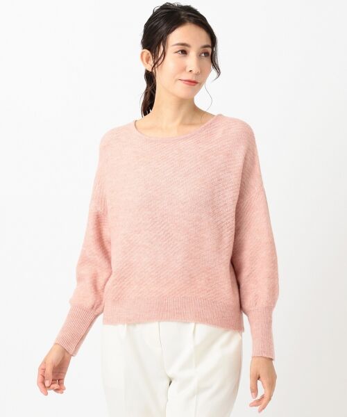 L size ONWARD(大きいサイズ) / エルサイズオンワード ニット・セーター | 【洗える】ソフトミックスヤーン ニット | 詳細4