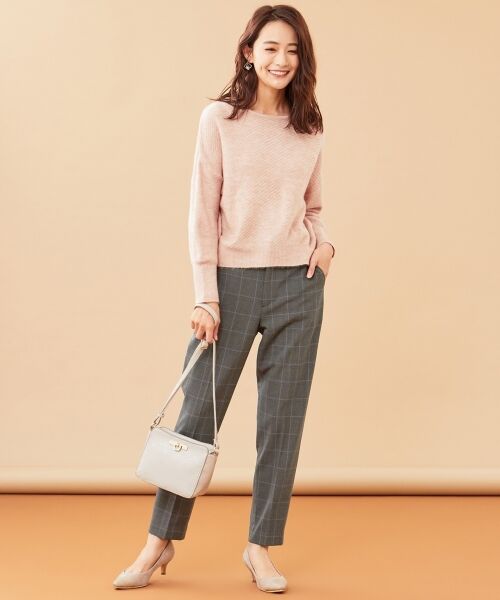 L size ONWARD(大きいサイズ) / エルサイズオンワード ニット・セーター | 【洗える】ソフトミックスヤーン ニット | 詳細1