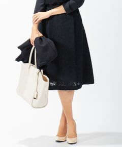 L size ONWARD(大きいサイズ) / エルサイズオンワード ミニ・ひざ丈スカート | 【セットアップ対応】TRオパール スカート