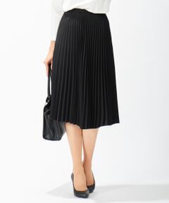 L size ONWARD(大きいサイズ) / エルサイズオンワード ミニ・ひざ丈スカート | ノルディス2WAYジョーゼット スカート