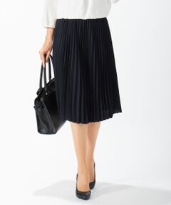 L size ONWARD(大きいサイズ) / エルサイズオンワード ミニ・ひざ丈スカート | ノルディス2WAYジョーゼット スカート