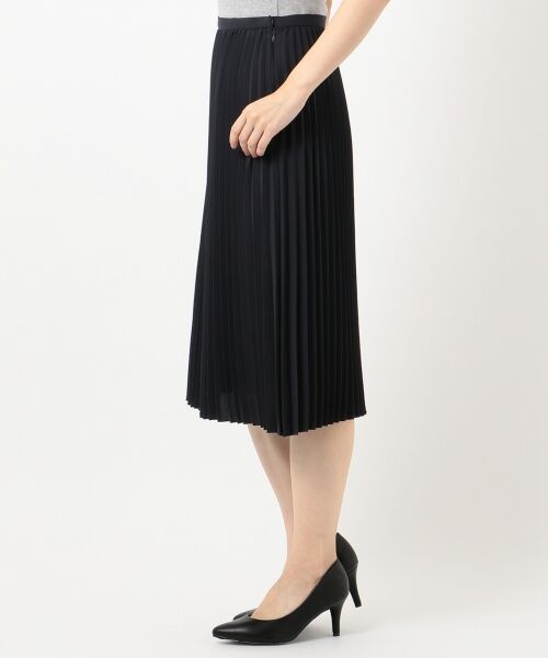 L size ONWARD(大きいサイズ) / エルサイズオンワード ミニ・ひざ丈スカート | ノルディス2WAYジョーゼット スカート | 詳細5