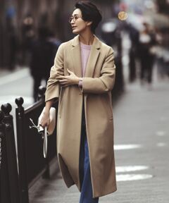 L size ONWARD(大きいサイズ) / エルサイズオンワード その他アウター | 140S SINGLE SHORT BEAVER チェスターコート