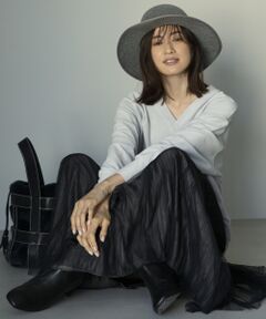 L size ONWARD(大きいサイズ) / エルサイズオンワード Tシャツ | 【洗える】Velour プルオーバー