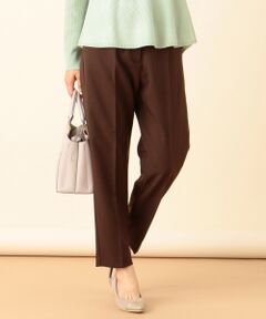 L size ONWARD(大きいサイズ) / エルサイズオンワード その他パンツ | 【洗える】ハイウエストテーパード パンツ