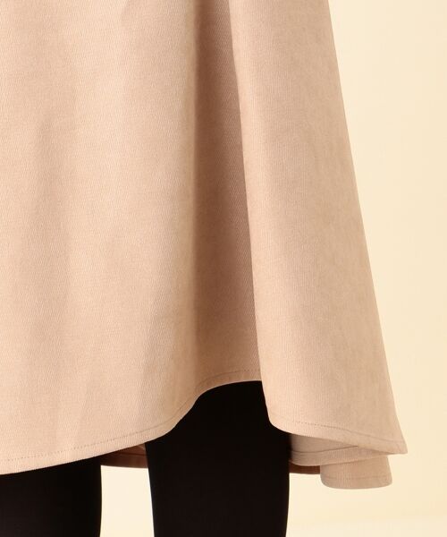 L size ONWARD(大きいサイズ) / エルサイズオンワード ミニ・ひざ丈スカート | 【洗える】マーメイドスエード調 スカート | 詳細17