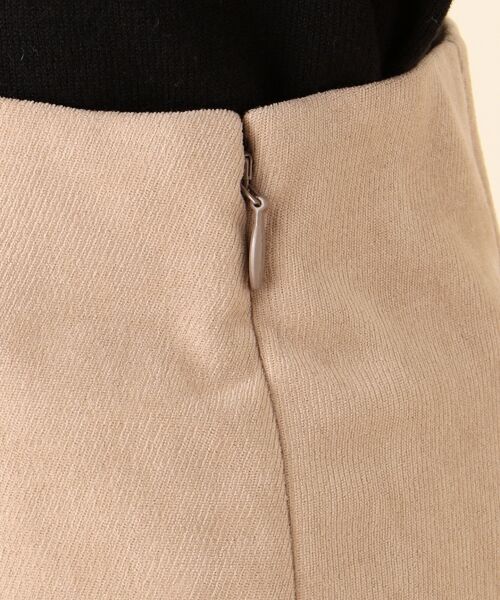 L size ONWARD(大きいサイズ) / エルサイズオンワード ミニ・ひざ丈スカート | 【洗える】マーメイドスエード調 スカート | 詳細18