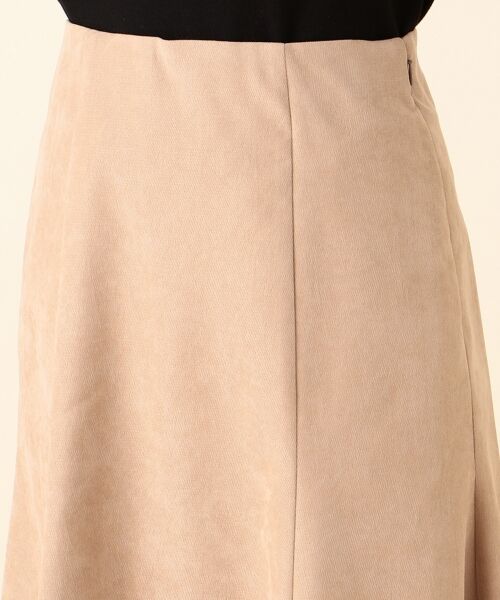 L size ONWARD(大きいサイズ) / エルサイズオンワード ミニ・ひざ丈スカート | 【洗える】マーメイドスエード調 スカート | 詳細19