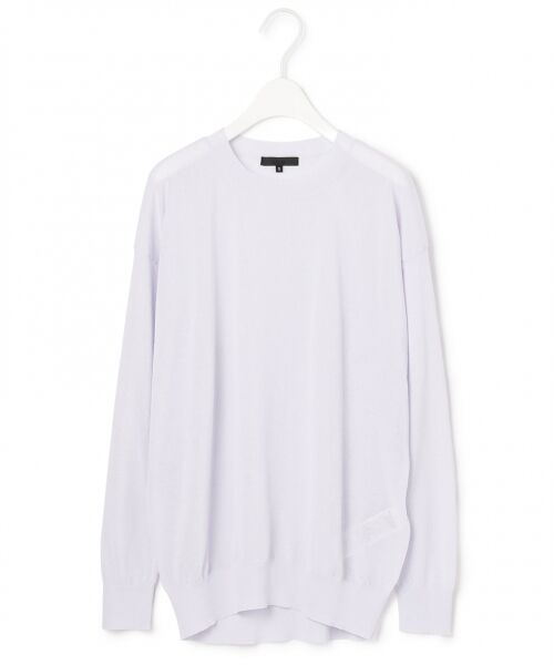 L size ONWARD(大きいサイズ) / エルサイズオンワード ニット・セーター | 【洗える】 Loose ニット（ライラック系）