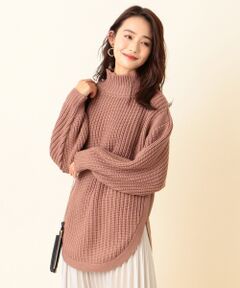 L size ONWARD(大きいサイズ) / エルサイズオンワード ニット・セーター | 【洗える】ハイネックオーバー ニット