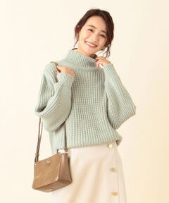 L size ONWARD(大きいサイズ) / エルサイズオンワード ニット・セーター | 【洗える】ハイネックオーバー ニット