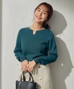 L size ONWARD(大きいサイズ) / エルサイズオンワード ニット・セーター | 【美人百花1月号掲載】バーパーツ ニット