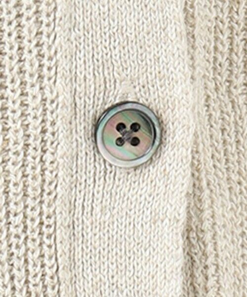 L size ONWARD(大きいサイズ) / エルサイズオンワード ベスト | 【洗える】リネンコットン片畦ベスト | 詳細17