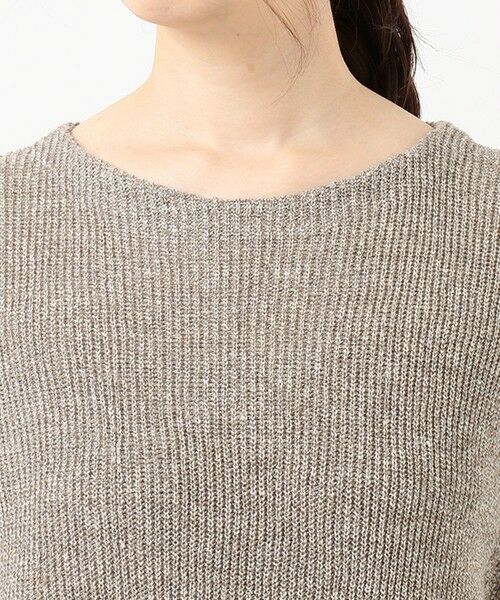 L size ONWARD(大きいサイズ) / エルサイズオンワード ベスト | 【洗える】リネンコットン片畦ベスト | 詳細24