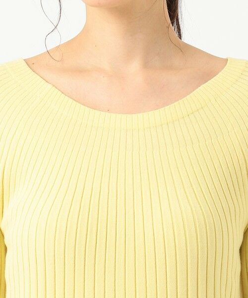 L size ONWARD(大きいサイズ) / エルサイズオンワード ニット・セーター | 【洗える】キュウシンRIB ニット | 詳細11