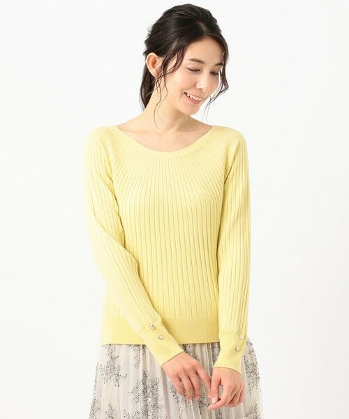 L size ONWARD(大きいサイズ) / エルサイズオンワード ニット・セーター | 【洗える】キュウシンRIB ニット | 詳細15