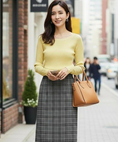 L size ONWARD(大きいサイズ) / エルサイズオンワード ニット・セーター | 【洗える】キュウシンRIB ニット | 詳細5