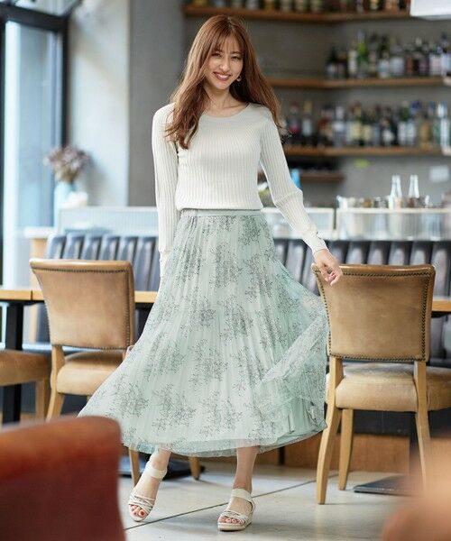 L size ONWARD(大きいサイズ) / エルサイズオンワード ニット・セーター | 【洗える】キュウシンRIB ニット | 詳細16