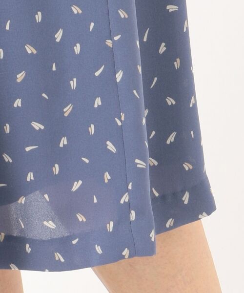 L size ONWARD(大きいサイズ) / エルサイズオンワード ミニ・ひざ丈スカート | 【洗える】フェザージオメトリックプリント スカート | 詳細7
