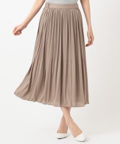 L size ONWARD(大きいサイズ) / エルサイズオンワード ミニ・ひざ丈スカート | 【WEB限定】チュールプリーツ スカート