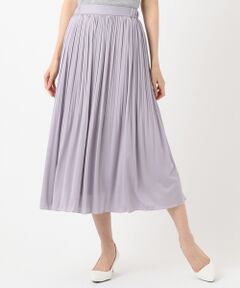 L size ONWARD(大きいサイズ) / エルサイズオンワード ミニ・ひざ丈スカート | 【WEB限定】チュールプリーツ スカート