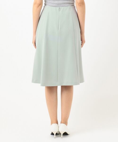 L size ONWARD(大きいサイズ) / エルサイズオンワード ミニ・ひざ丈スカート | 【洗える】サイドベルト スカート | 詳細2