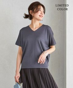 【WEB限定カラーあり】Synthetic Yarn 半袖 ニット