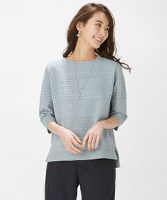 L size ONWARD(大きいサイズ) / エルサイズオンワード ニット・セーター | 【洗える】レーシーパターン ニット