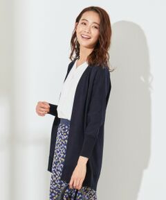 L size ONWARD(大きいサイズ) / エルサイズオンワード カーディガン・ボレロ | 【洗える】ドルマンロング カーディガン