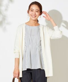 L size ONWARD(大きいサイズ) / エルサイズオンワード カーディガン・ボレロ | 【洗える】ドルマンロング カーディガン