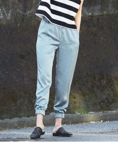 L size ONWARD(大きいサイズ) / エルサイズオンワード その他パンツ | 【マガジン掲載】Calm ドロスト パンツ（番号CF37）