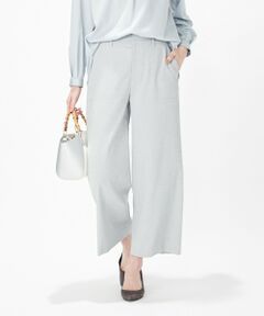 L size ONWARD(大きいサイズ) / エルサイズオンワード その他パンツ | 【洗える】シェルタリングドライオックス ワイドパンツ