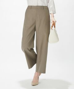 L size ONWARD(大きいサイズ) / エルサイズオンワード その他パンツ | 【洗える】シェルタリングドライオックス ワイドパンツ