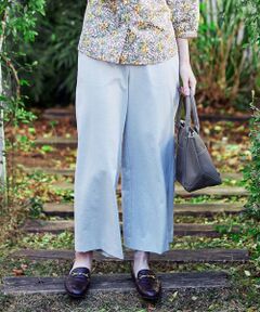 L size ONWARD(大きいサイズ) / エルサイズオンワード その他パンツ | 【洗える】シェルタリングドライオックス ワイドパンツ