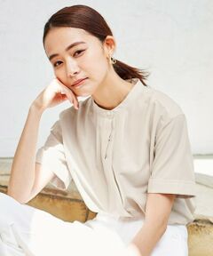 L size ONWARD(大きいサイズ) / エルサイズオンワード シャツ・ブラウス | 【洗える】トリアセテートコットン ライトタンブラー ブラウス